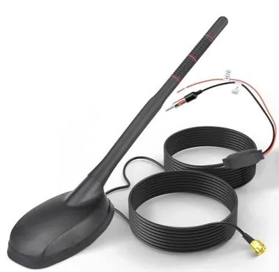 Zdjęcie produktu dla Antena samochodowa GPS am fm aktywna dachowa wzmacniacz