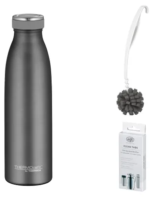 Zdjęcie produktu dla THERMOS TC BOTTLE 0,50 l Trinkflasche – Vorteilsset mit Reinigungsbürste CLEAN FIX 30 cm