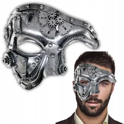 Image de Hopki Masque Cyborg Steampunk pour Cosplay et Carnaval