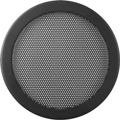 Produktbild von Monacor SG-165, Steifer Kühlergrill, Schwarz, Metall, Rund, 14 cm, 16 mm
