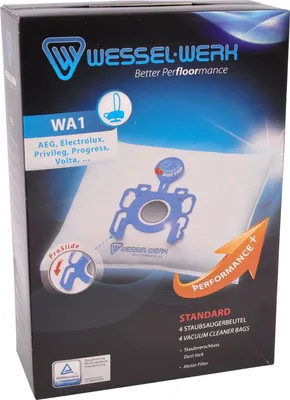 Produktbild von 4 x WA1 = Swirl A07 Staubsaugerbeutel AEG Electrolux Privileg Progress Volta