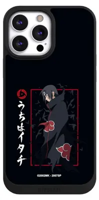 Produktbild von NIVOCASE Handyhülle für Apple iPhone 13 Pro Max Hülle NIVOpure Case Schwarz Naruto Shippuden Offizielles Lizenzprodukt Itachi Uchiha