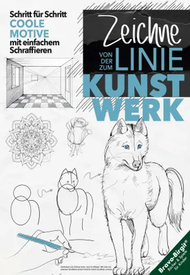 Produktbild von Zeichenbuch zum Zeichnen lernen, auch für Anfänger
