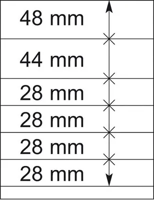 Produktbild von Lindner 802605 T-Blanko-Blätter - 1 Stück