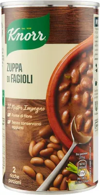 Produktbild von 6x Knorr Zuppa di Fagioli Bohnensuppe 500 ml Langsam gekocht