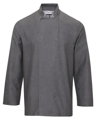 Produktbild von Premium - Kochjacke für Herren/Damen Unisex LT2618 (XXL) (Grau)