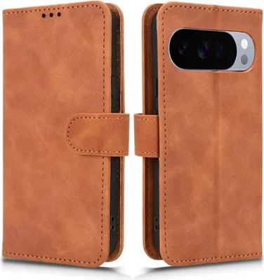 Produktbild von Google Pixel 10 Pro XL Hülle - Coverup Klapphülle - Braun