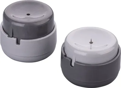 Produktbild von Fackelmann Eilocher 5cm schwarz/chrom KU SBKte