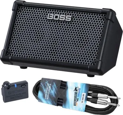 Obrázek produktu pro Zesilovač Boss Cube Street II BK s adaptérem BT-Dual a kabelem