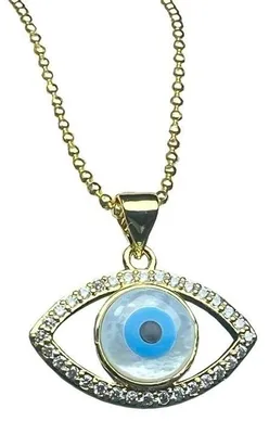 Produktbild von Amulett des Horus-Auges, Halskette der Mutter von Perle, Vintage-Stil