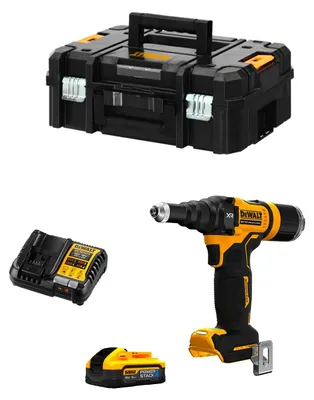 Immagine prodotto di Avvitatore a batteria DeWALT DCF414H1T (1 batteria Powerstack da 5,0 Ah + DCB1104 + TSTAK II)