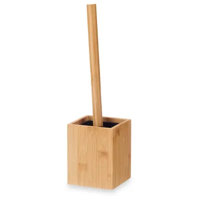 Immagine prodotto di Scopino in contenitore di bambù, 10 x 10 x 36 cm