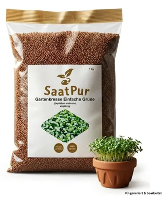 Produktbild von Bardowick Gartenkresse Einfache Grüne Sprint 1kg, schnell keimend & anspruchslos