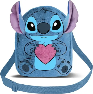 Obrázok produktu pre Plyšová taška Stitch Heart pre deti, mäkká a plyšová