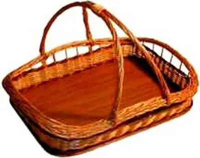 Produktbild von Tablett mit Griff groß 53x40x27cm lackiert