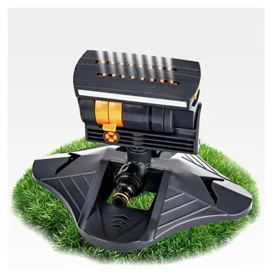Produktbild von 16-Düsen Rasensprenger für die Gartenbewässerung, 4 Modi automatisches Schwingen Viereckregner zur Bewässerung, Sprinkler für Rasen und Flächen, Bewässerungssystem, Regner für den Garten