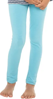 Produktbild von Celodoro Kinder Leggings, stretchige Jersey Hose aus Baumwolle - Hellblau 134-140