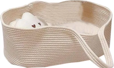 Productafbeelding van Moses Mand Draagbare Bed Handheld Katoen Touw Reiswieg Slaapzak voor Outdoor Reizen Auto