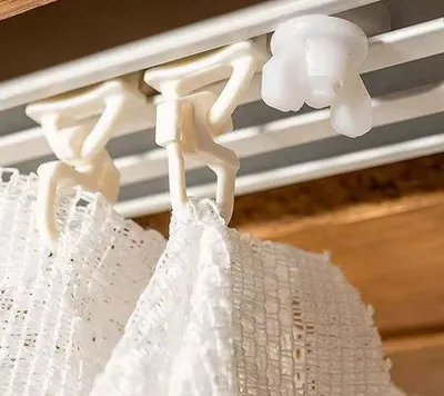 Immagine prodotto di Tappi terminali Unyqoos® per binari per tende – 10 pezzi, bianchi, realizzati in plastica, adatti per binari standard per tende, facili da installare
