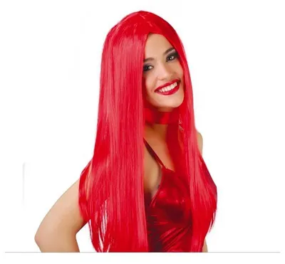 Obrázek produktu pro Strašidelná dlouhá paruka Halloween 2026 červená