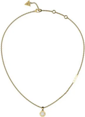Produktbild von Guess JUBN02245JWYGT/U Damen Collier Edelstahl Gold weiß 45,5 cm