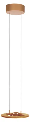 Zdjęcie produktu dla Lampa wisząca - brąz - Soleil2 -  tworzywo sztuczne metal - Ø 32cm - LED - 4140BR - Steinhauer Exclusive