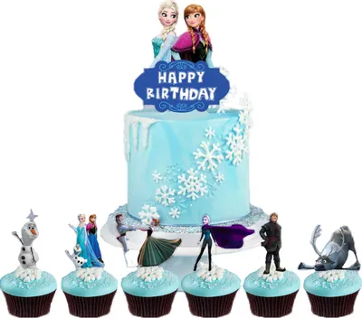 Obrázek produktu pro Zápich do dortu Frozen 7ks - Cakesicq
