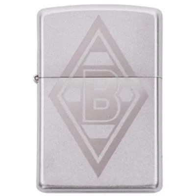 Produktbild von Borussia Mönchengladbach Zippo Feuerzeug chrom satin