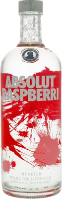 Produktbild von Absolut Vodka Raspberri 1000ml 38% Vol..