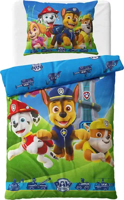 Obrázek produktu pro Mikroplyšové povlečení Tlapková Patrola Běžíme do Akce