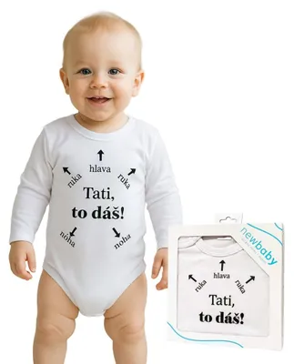 Produktbild von Body mit New Baby Daddy, du schaffst das - Geschenkpaket, Gr. 56 (0-3m)