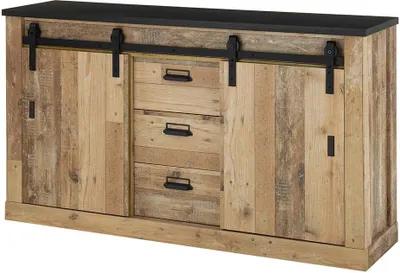 Produktbild von Sideboard Sherwood 53 Old Style hell anthrazit mit soft-close 162 cm