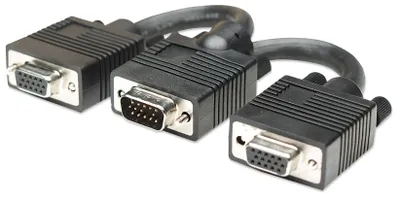 Immagine prodotto di MANHATTAN Cavo SVGA Y HD15 St/2xBu 0,15 cm nero