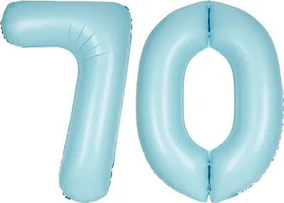 Produktbild von XXL Folienballon Zahl bunt Geburtstag Jubiläum Zahlenballon Riesenfolienballon Geburtstagsdeko