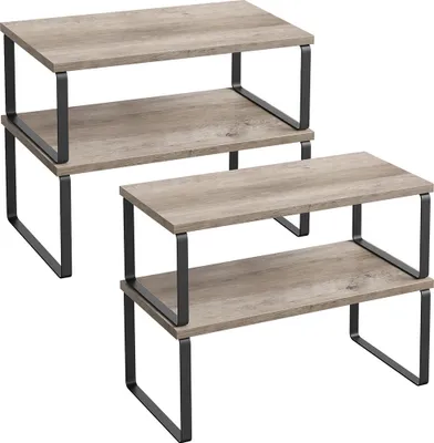 Produktbild von Gewürzregal-Set, 4-teilig, mit Metallrahmen, 19,5 x 39,7 x 15,8 cm