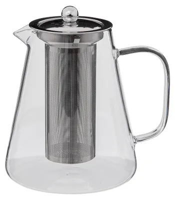 Obrázek produktu pro Skleněná konvice na čaj s infuzérem TEAL, 1,3 l, skleněná