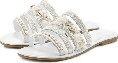 Produktbild von LASCANA Pantolette Sandale, Sommerschuh, Mule, weiß Größe 38