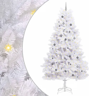 Immagine prodotto di vidaXL Albero di Natale artificiale bianco 138 x 138 x 300 cm