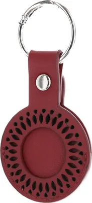 Imagen del producto de Golden Head Cuero llavero Polo Schlüsselanhänger für AirTag 5113 Rot rojo oscuro