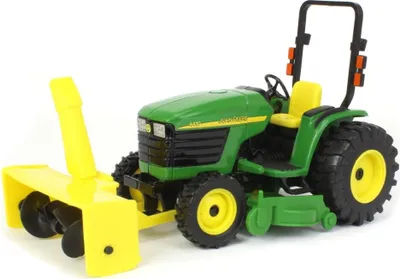 Produktbild von Mikrotraktor JOHN DEERE 4410 mit Schneefräse, ERT45898, Maßstab1/16, ERTL