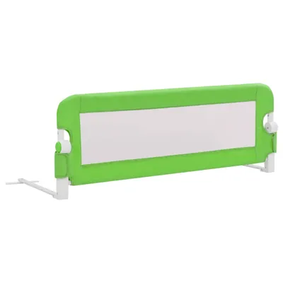 Obrázek produktu pro Dětská zábrana k postýlce zelená 120 x 42 cm polyester