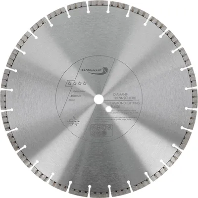 Produktbild von PRODIAMANT Diamanttrennscheibe 400mm Beton Laser Turbo B711 Bohrung 20mm