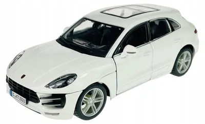 Produktbild von Bburago Porsche Macan Modellauto Weiß 1:24