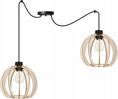 Immagine prodotto di Moderna Lampada A Sospensione A Led In Legno