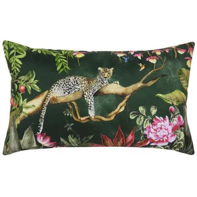 Immagine prodotto di Evans Lichfield - Leopardo - Copricuscino per esterni RV2596 (taglia unica) (Foresta)