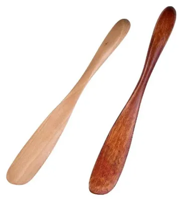 Holzbuttermesser 2er-Set – Aufstrichmesser für Frühstück
