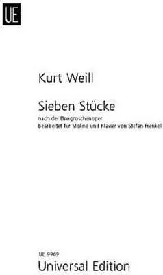 Produktbild von 7 Stücke nach der Dreigroschenoperfür Violine und Klavier