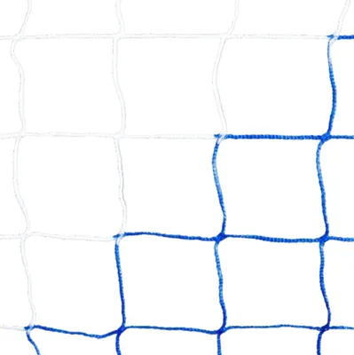 Zdjęcie produktu dla Siatka do piłki nożnej 6 x 2,1 m niebieska/biała - średnica: 3 mm