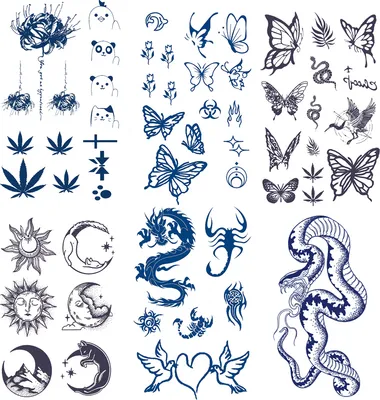 Produktbild von Tattoo-Aufkleber können 1 bis 2 Wochen halten, Aufkleber-Tattoo-Aufkleber, wasserfest, temporäre Aufkleber für Kinder, Erwachsene und Männer