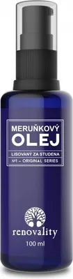 Image de RENOVALITY Huile d'abricot pressée à froid avec pompe, 100ml
